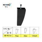A altura plástica dos pés 140mm do armário da forma de cone KR-P0156 com o parafuso de parafuso fácil instala fornecedor