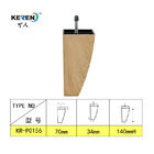 Altura plástica do ABS 140mm da substituição dos pés da mobília da cor KR-P0156W1 de madeira fornecedor