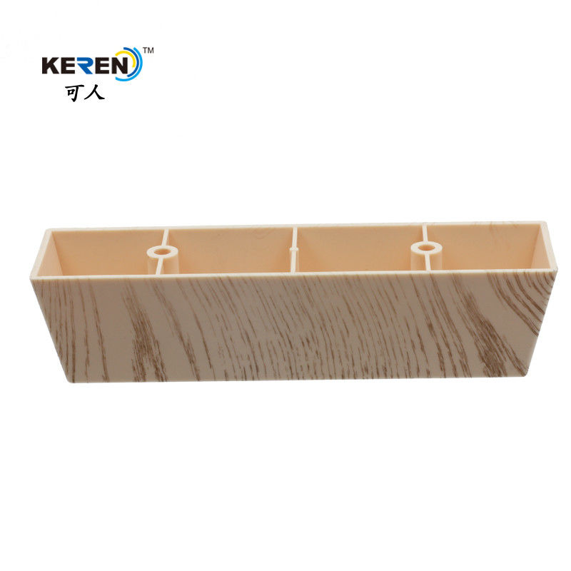 Pés plásticos do quadrado do armário KR-P0383 para deslizamento da cor de madeira natural do quadro do sofá o anti fornecedor